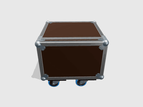 Configurable flight case with drawers